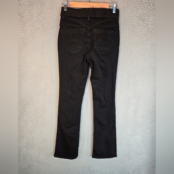 Wit & Wisdom Womens Boot-cut Black Denim Jeans Sz 4 Western Cowgirl Wear Stretch - Picture 5 of 11